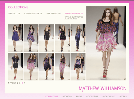 Matthew Williamson SS09 couture collection