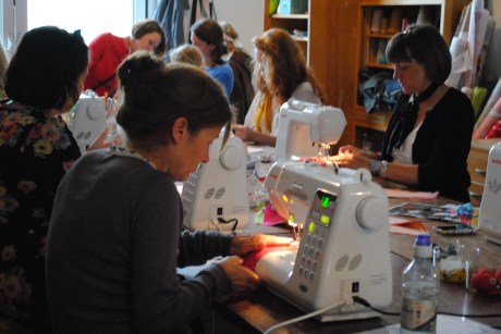 sewing at vintage goodwood