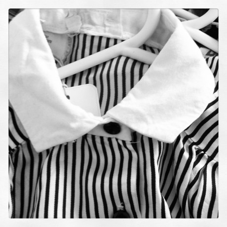 striped vintage dress