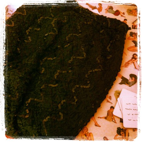 vintage sequin skirt