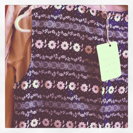 vintage floral dress